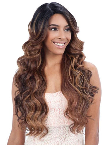 SHAKE N GO FREETRESS EQUAL Synthetic Lace Front Deep Invisible Part Full Wig - TANZIE, Sareya Beauty Supply Store, Wig store
